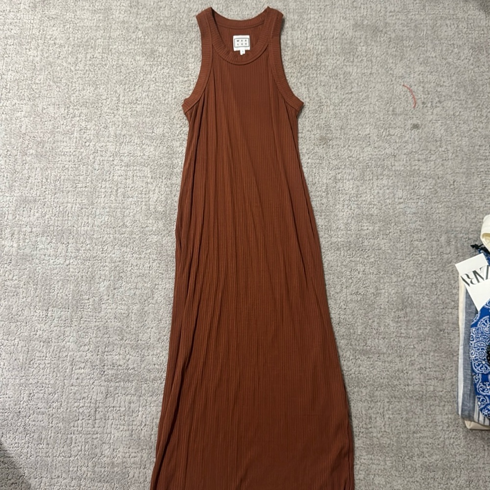 Women’s Wesley midi cotton tank dress